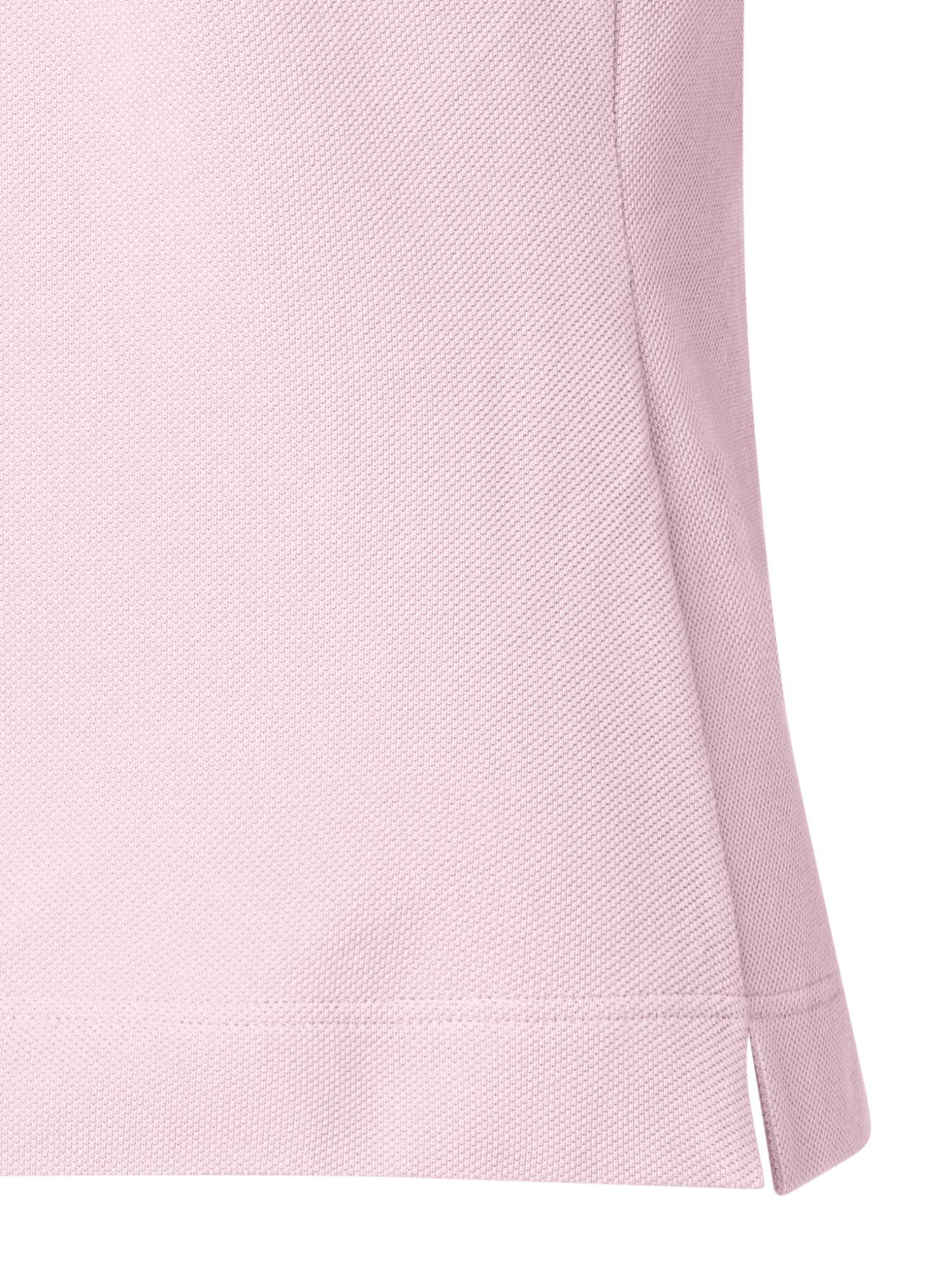 Designer Cotton Knit Polo Shirt - pastel - pink