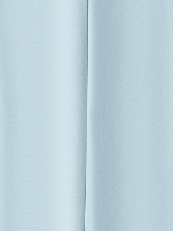 Designer Midi Dress in Cotton Poplin - pastel - blue