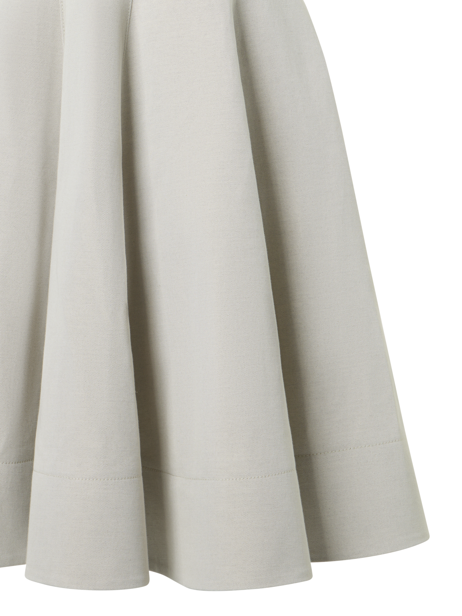 Designer Fit-and-Flare Cotton Linen Gabardine Midi DressonFit-and-Flare Cotton Linen Gabardine Midi DressFit-and-Flare Cotton Linen Gabardine Midi DressFit-and-Flare Cotton Linen Gabardine Midi Dressal Midi Dress in Cotton-Linen Gabardine - grey