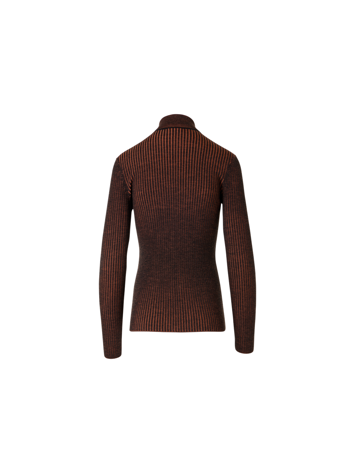Designer Long-Sleeve Merino Wool Knit Sweater - multicolor
