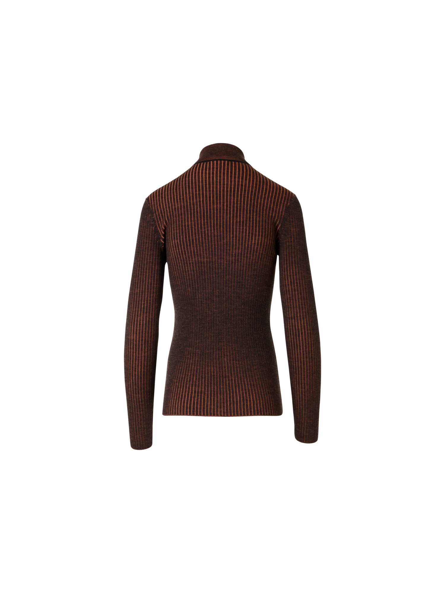Designer Long-Sleeve Merino Wool Knit Sweater - multicolor