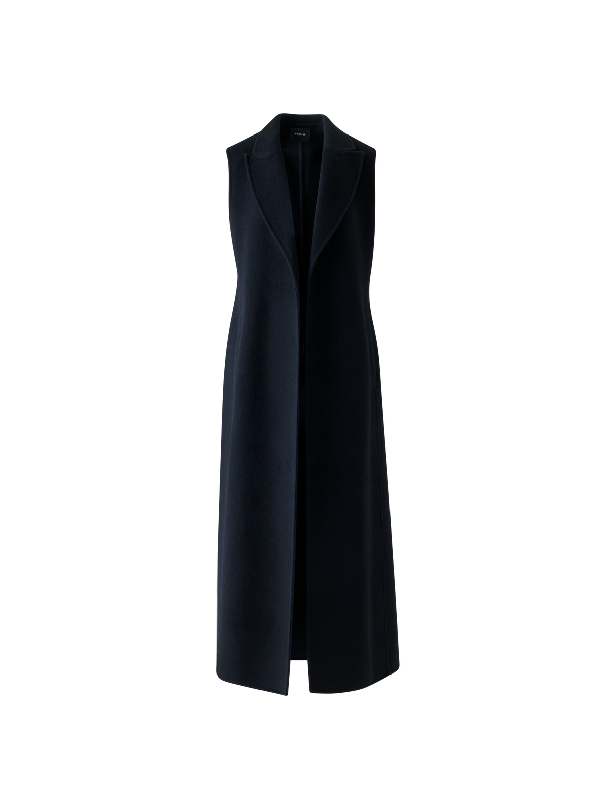 Designer Duo Coat - Vest and Bolero with Feather Detail - black - neutral