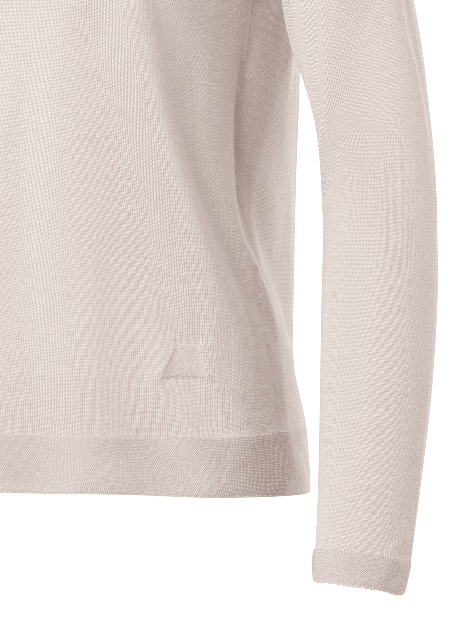 Designer Seamless Pullover from Cashmere Silk - neutral - beige