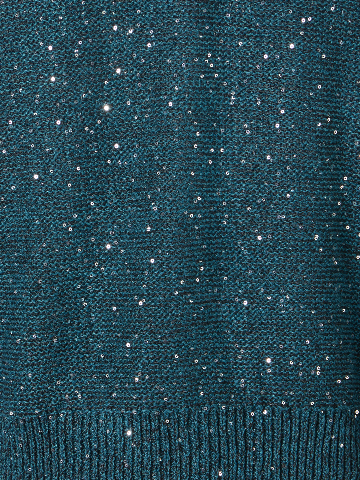 Designer Linen Cotton Cardigan with Micro Sequins - green