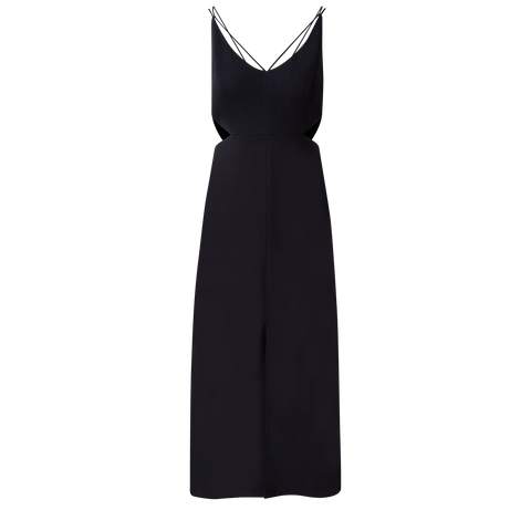 Midikleid mit seitlichen Cut-Outs