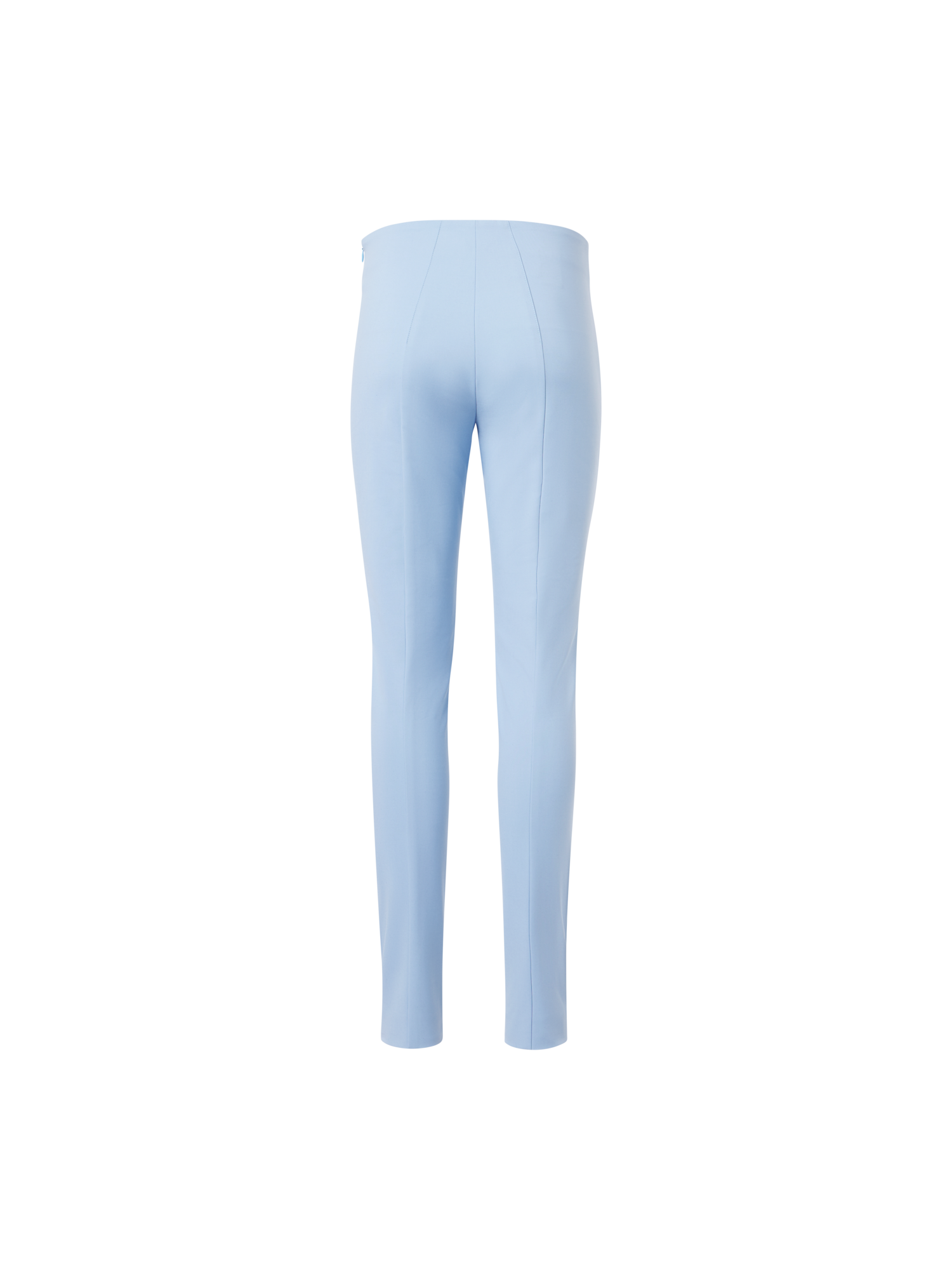 Designer Cotton Techno Stretch Slim Leg Pants - blue