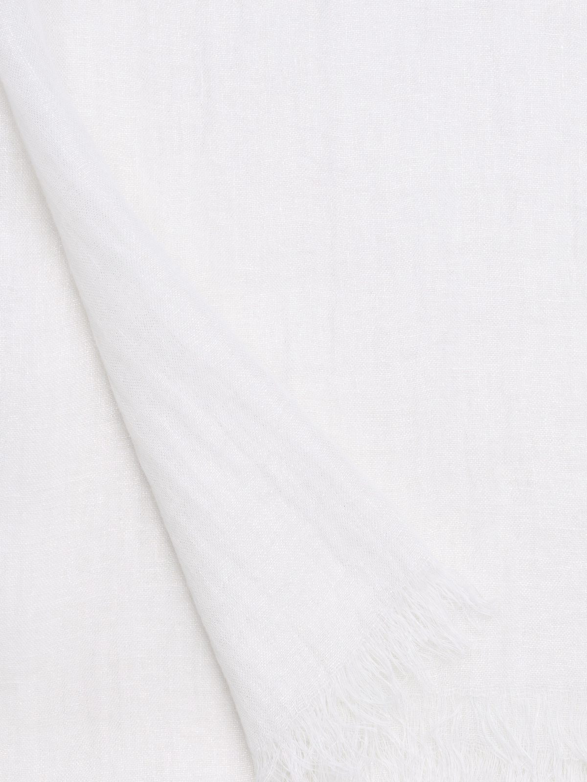 Designer Linen Scarf - ecru