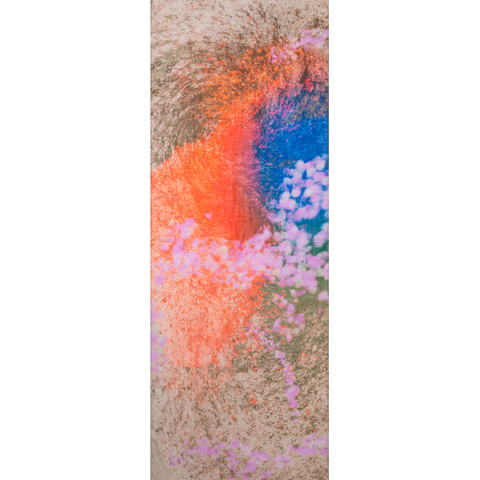 Kaschmirseidenschal mit Waterlilly-Druck