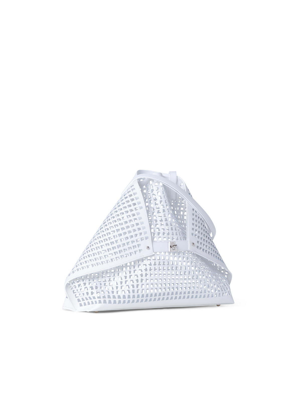 Designer Ai Medium Shoulder Tote - neutral - white