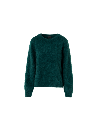 Designer Cloud Cashmere Knit Sweater - green