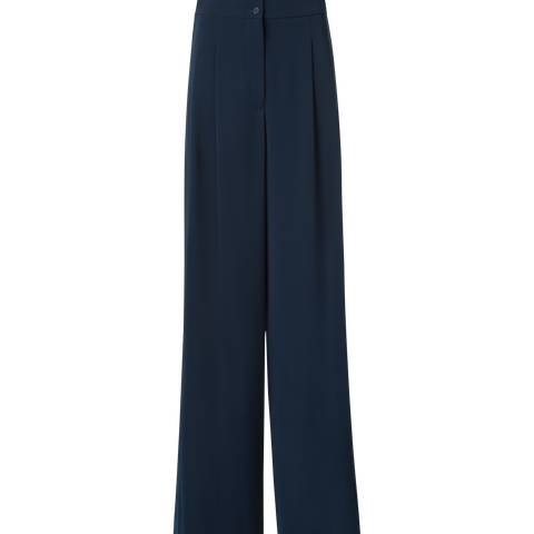 Wide Straight Signature Laser Cut Pants