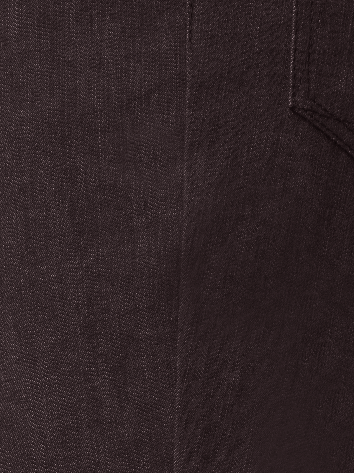 Designer Bootcut Pants in Cotton Denim Stretch - brown