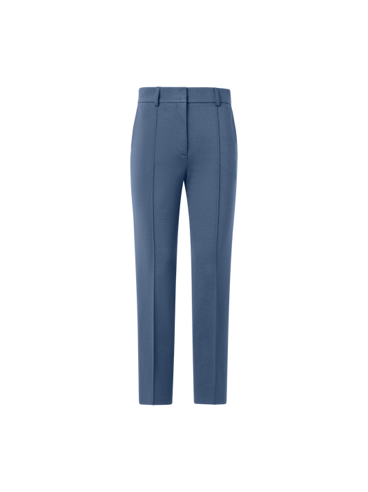 Designer Tapered Signature Jersey Pants - blue