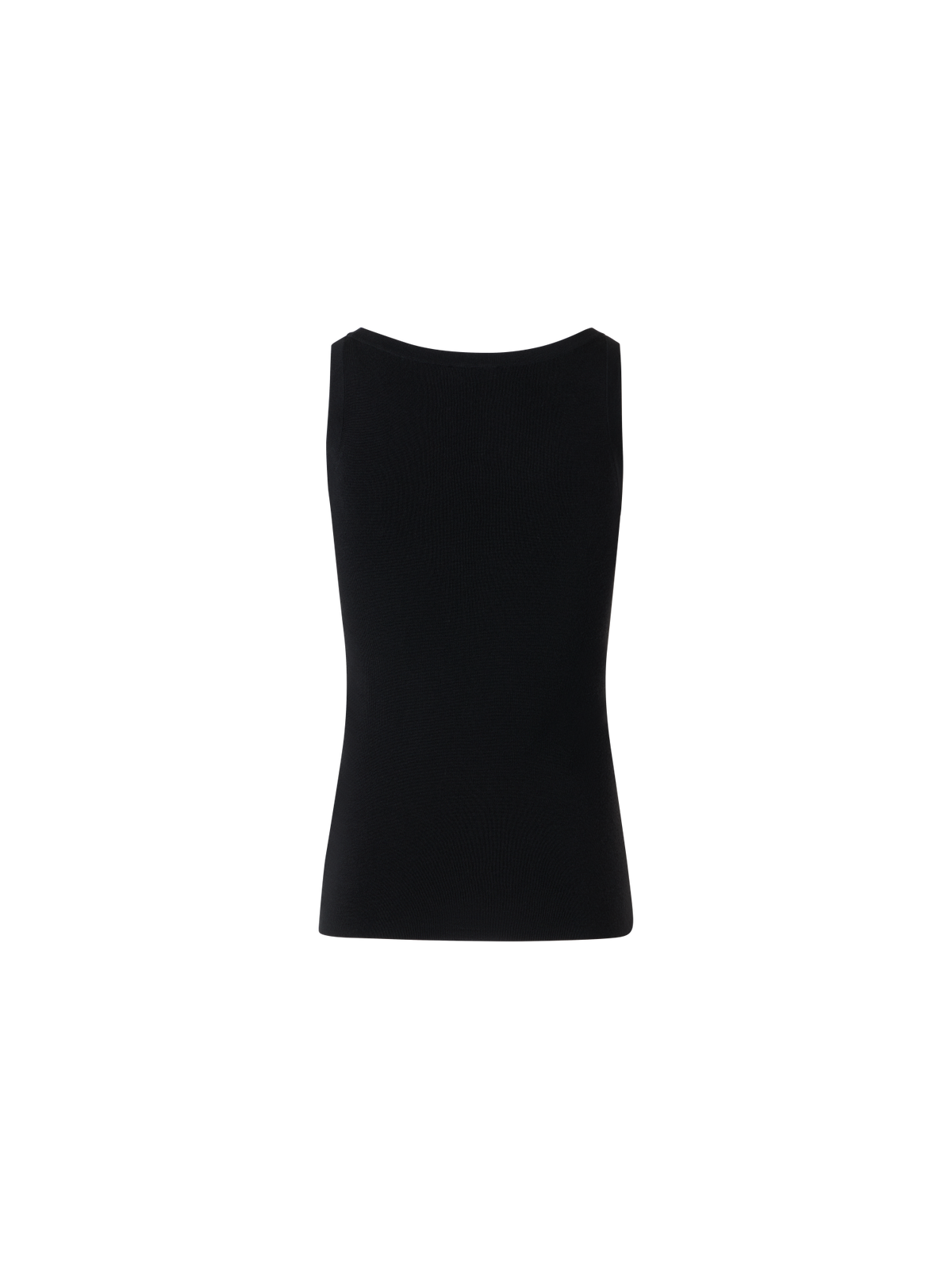 Designer Knitted Tank Top - black