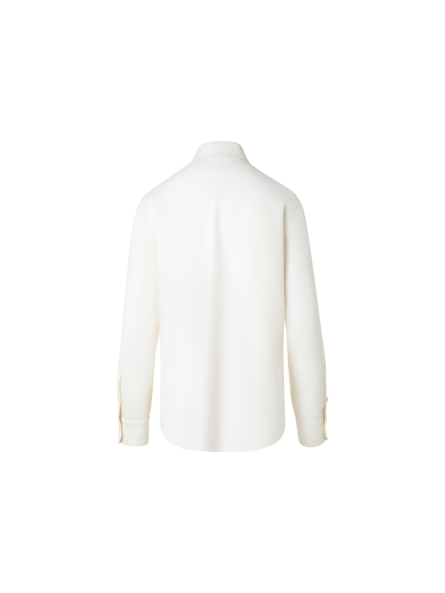 Designer Shirt Blouse in Panama Cashmere - neutral - ecru - white