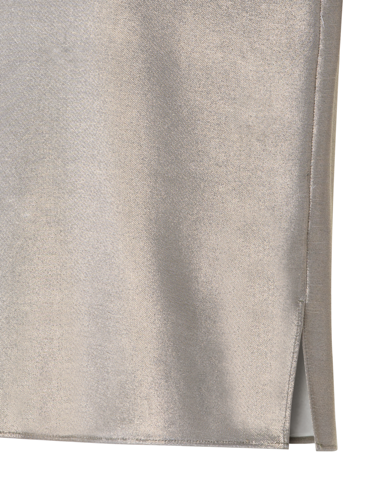 Designer Oversize T-Shirt Blouse in Silk Lurex - gold