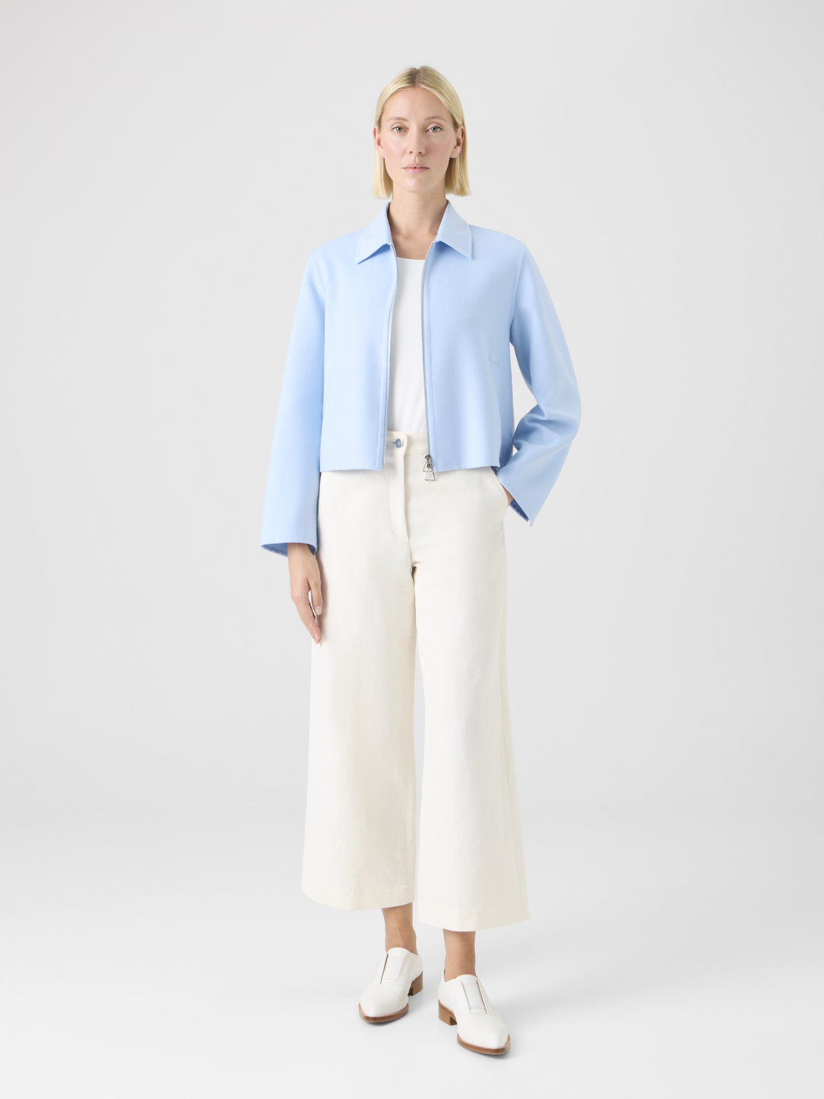 Designer Cashmere Double-Face Blouson #editorial