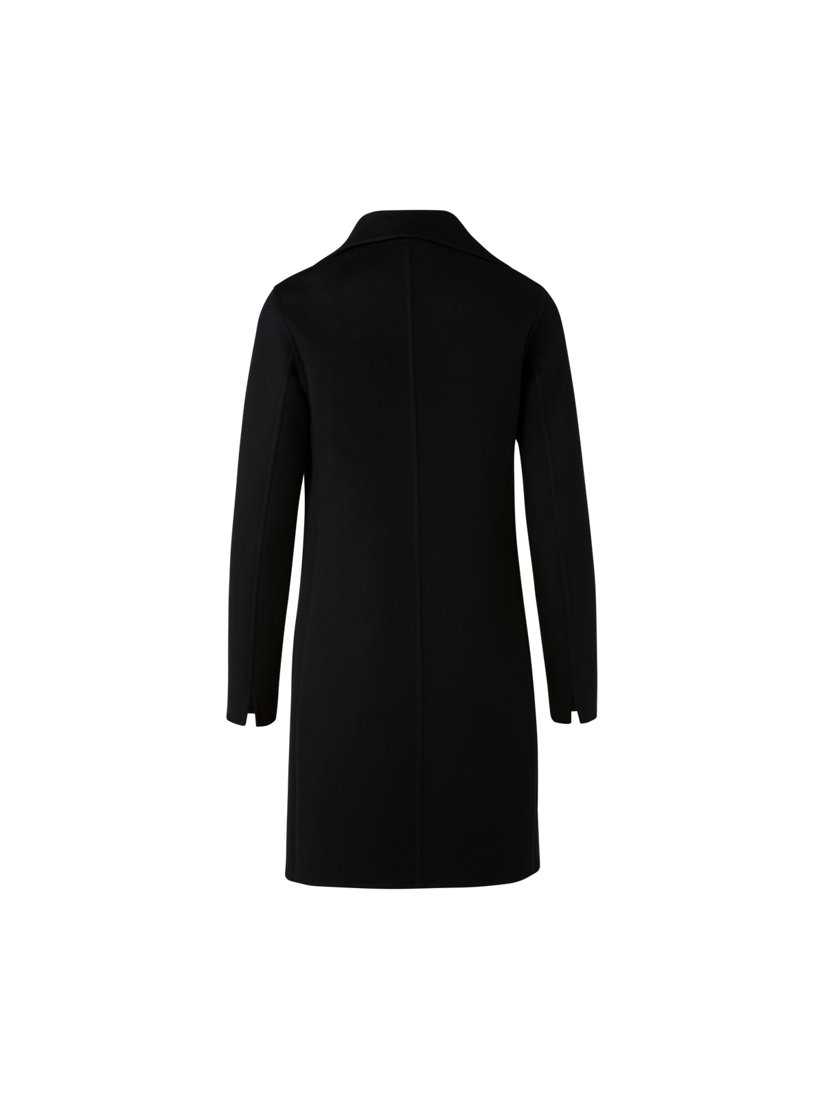 Designer Lightweight Double-Face Cashmere Coat - black