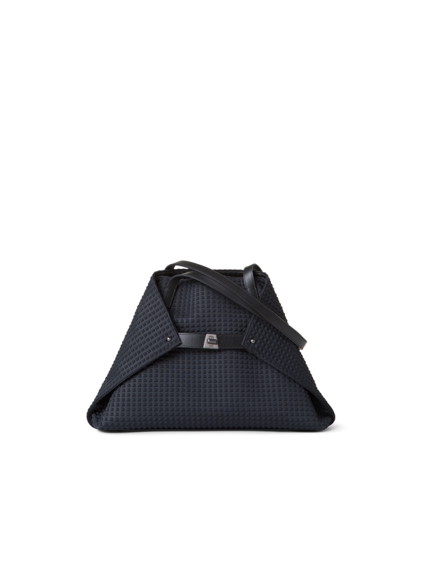 Designer Ai Small Shoulder Tote - black