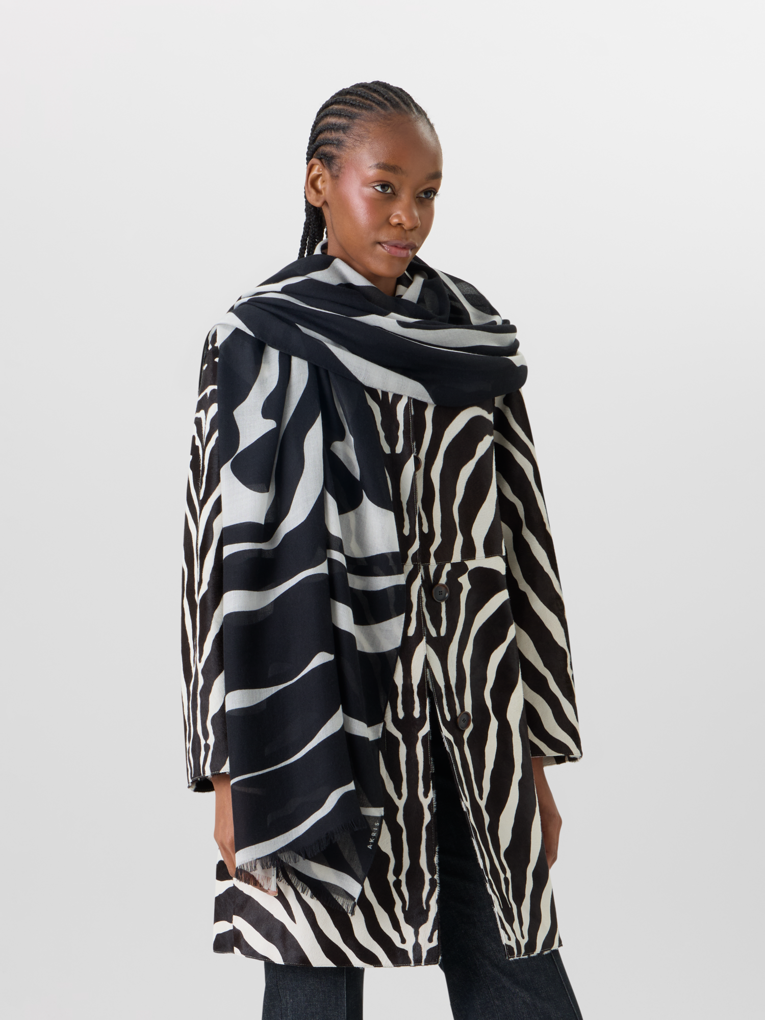 Designer Cashmere Scarf - multicolor 