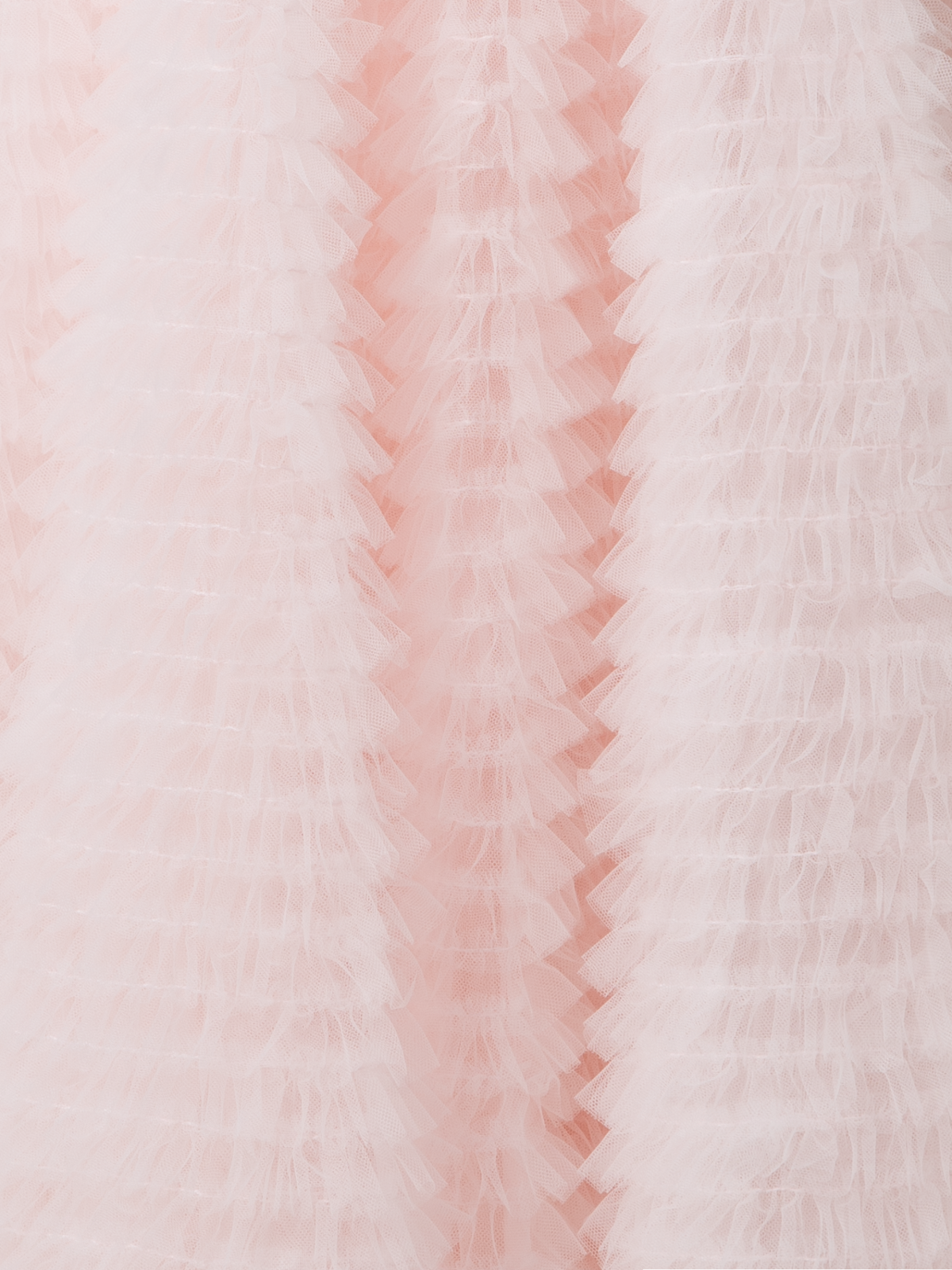 Designer Ruched Tulle Maxi Skirt - pastel - pink