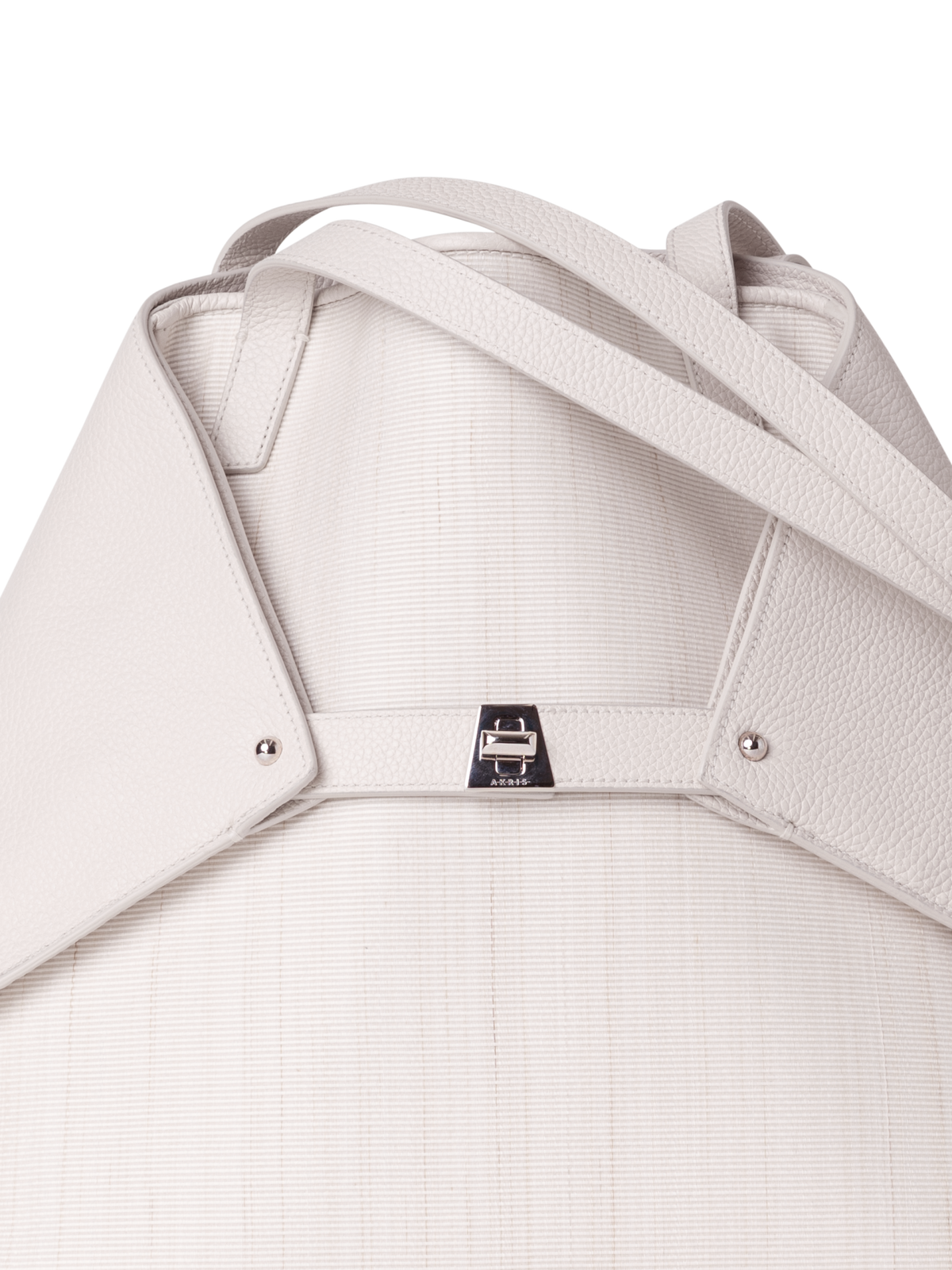 Designer Ai Medium Shoulder Tote - neutral - ecru - white