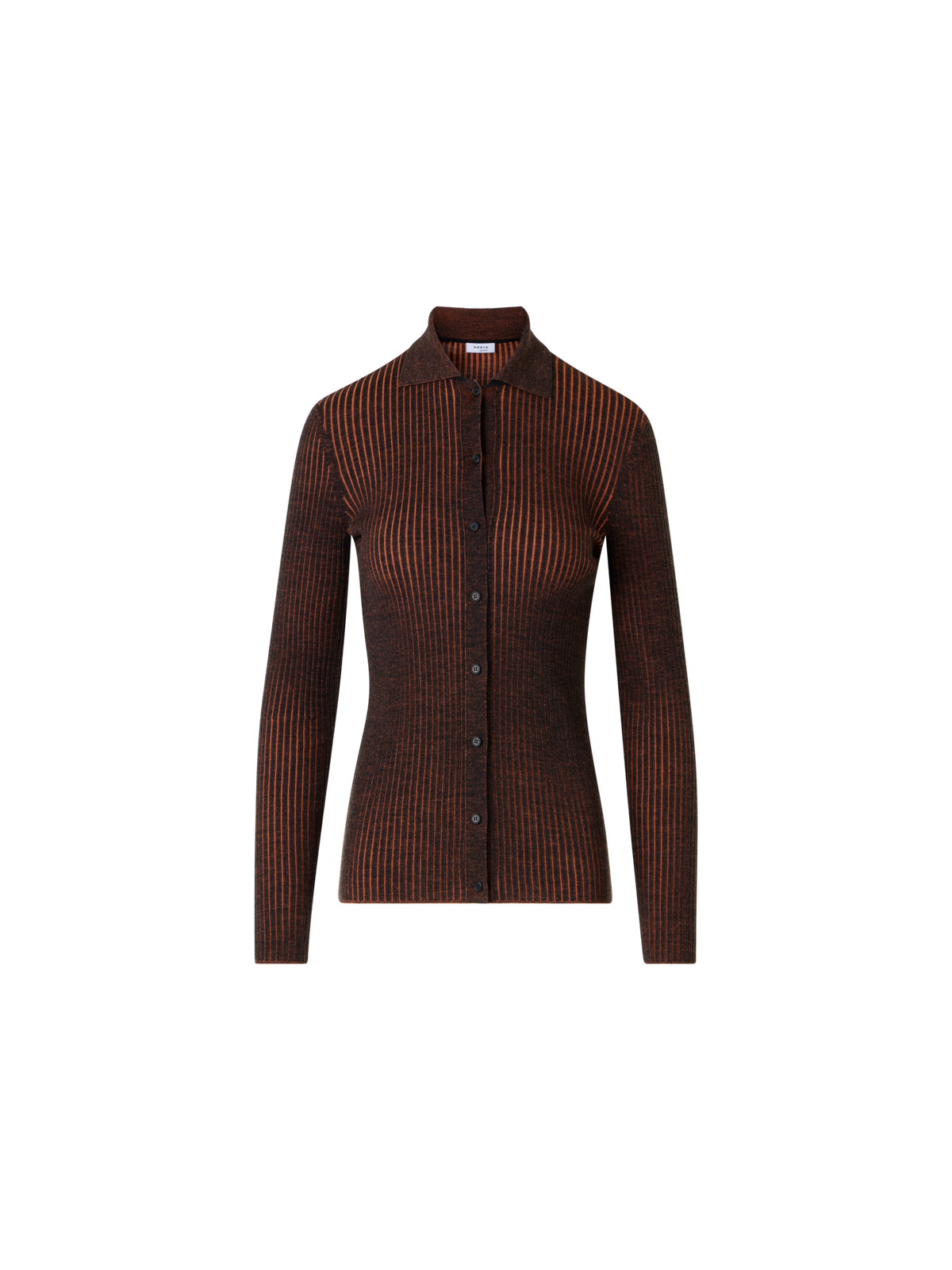 Designer Long-Sleeve Merino Wool Knit Sweater - multicolor