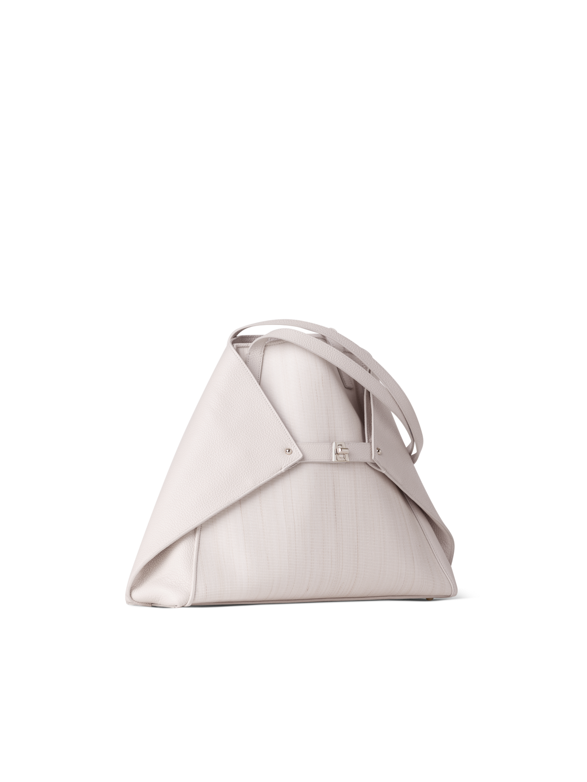 Designer Ai Medium Shoulder Tote - neutral - ecru - white
