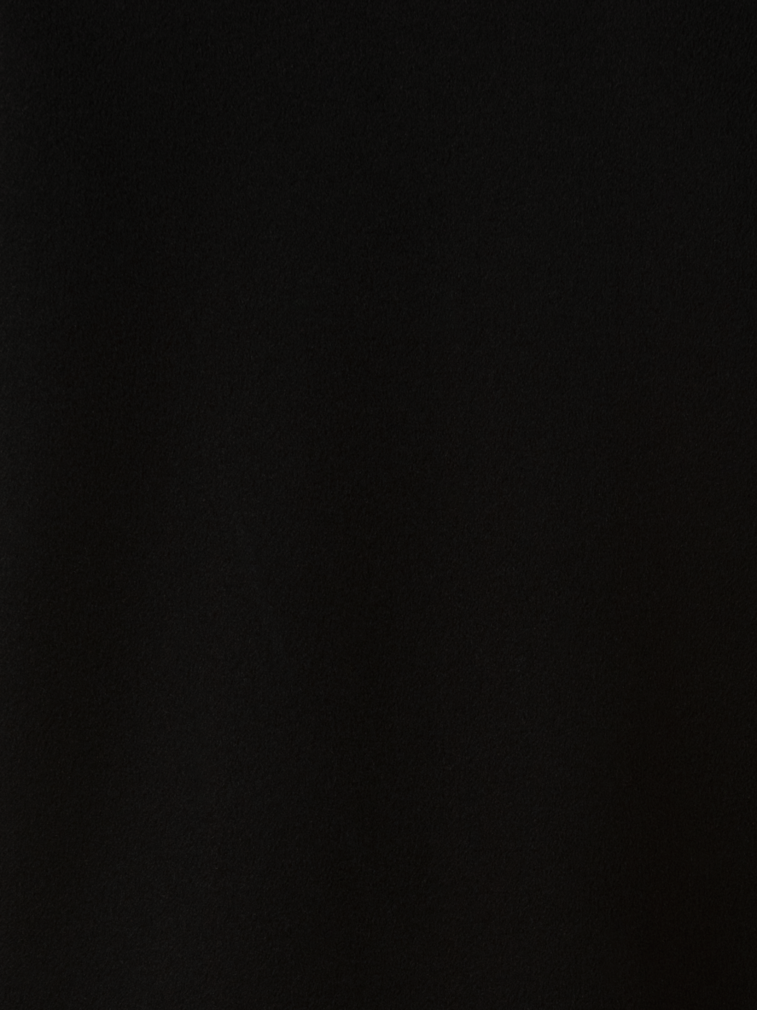 Designer Single Breasted Coat from Cashmere Double-Face - black