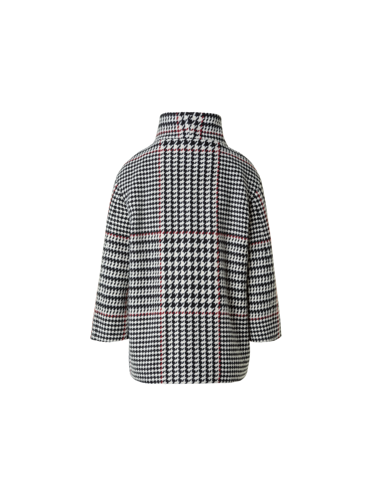 Designer Glencheck Car Coat - black - multicolor