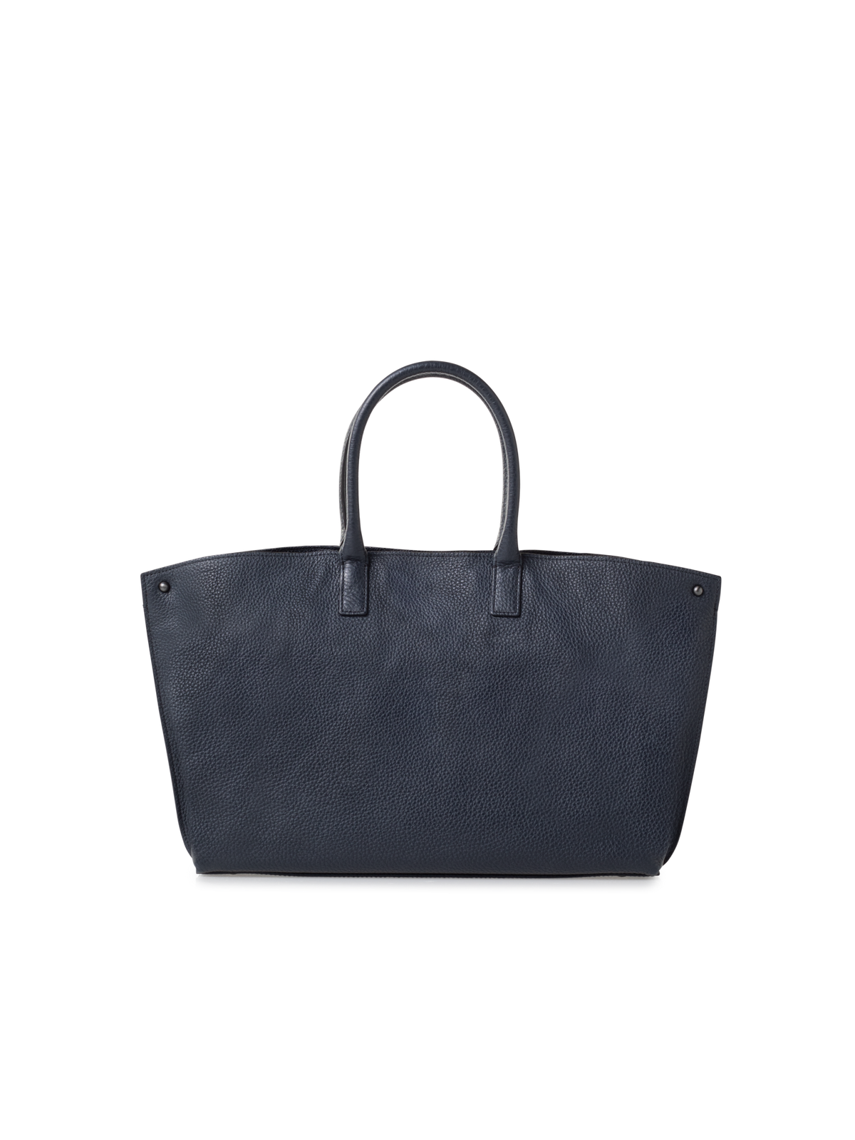 Designer Ai Small Top Handle Tote - navy - blue