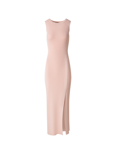 Fitted Tube Knit Dress with Side Slit Akris EU Fitted Tube Knit Dress with Side Slit Akris EU