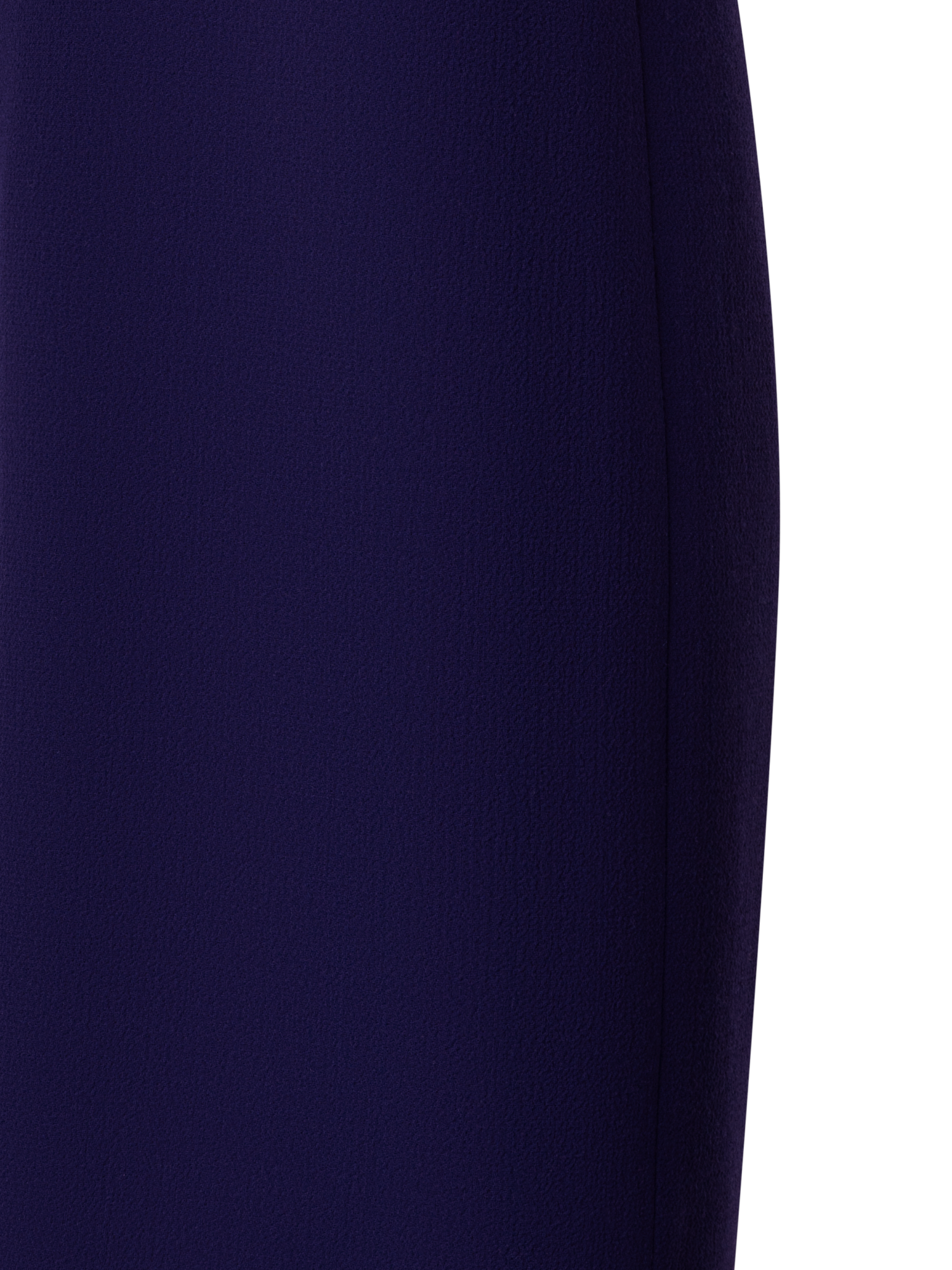 Designer Sheath Dress in Wool Crêpe Double-Face - purple