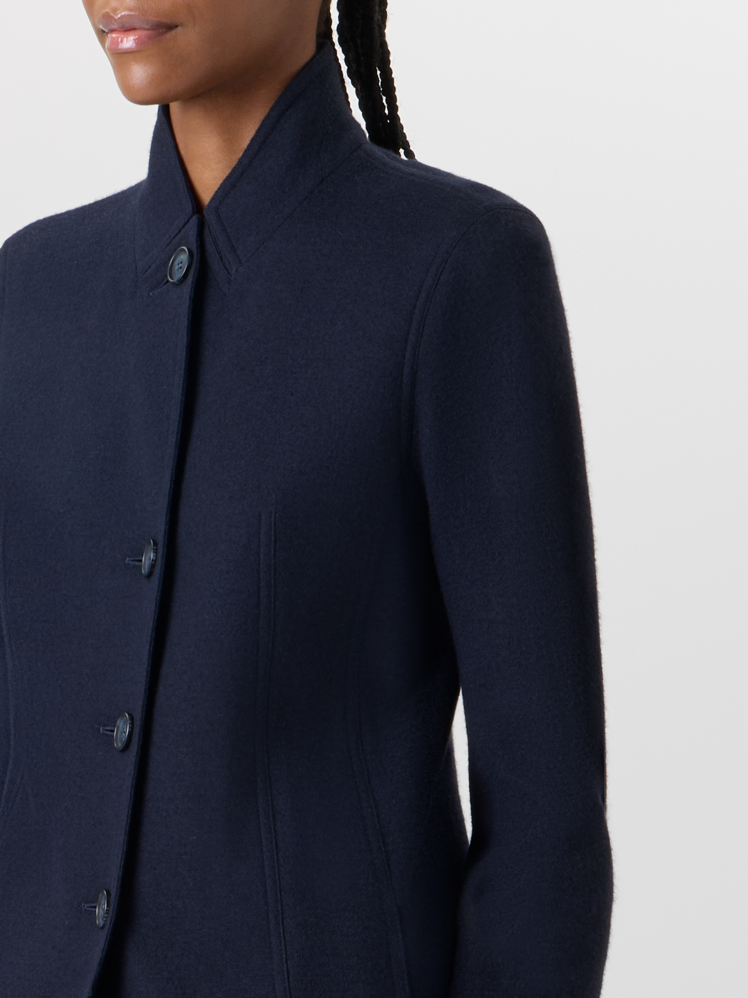 Designer Liam Jacket in Cashmere-Jersey - navy 