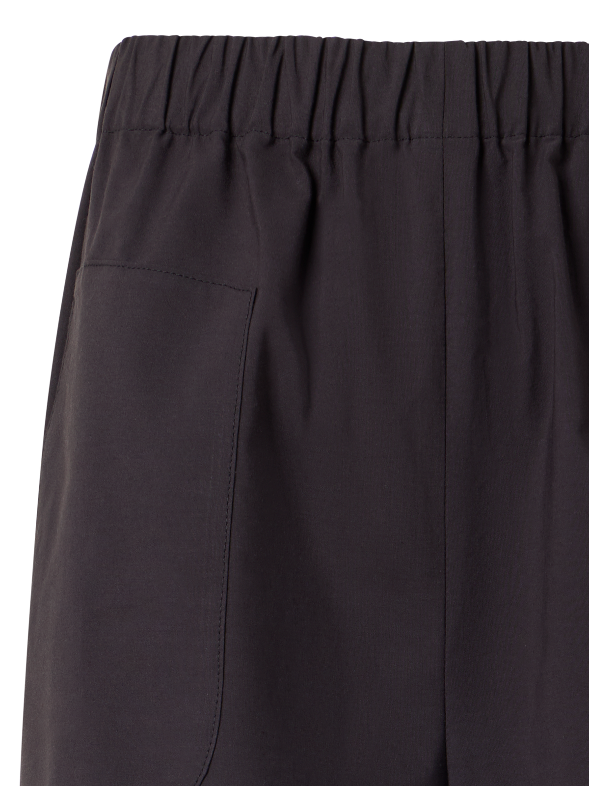 Designer Frey Wide-Leg Pants in Cotton Poplin - brown