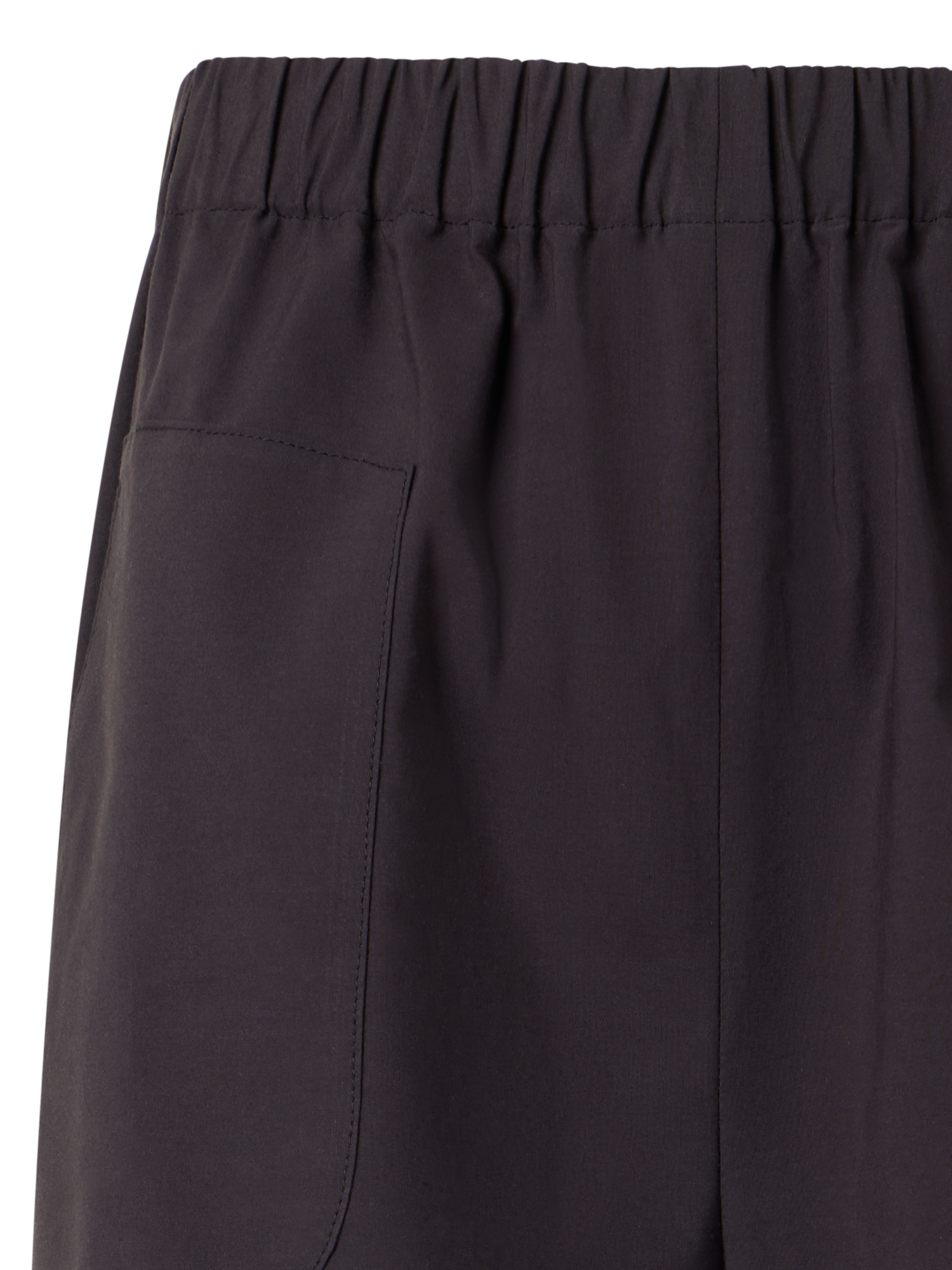 Designer Frey Wide-Leg Pants in Cotton Poplin - brown