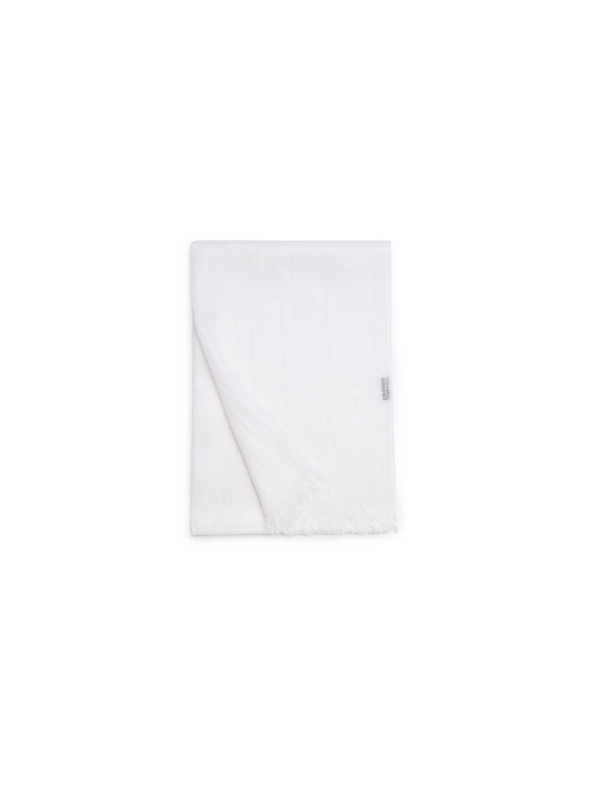 Designer Linen Scarf - ecru