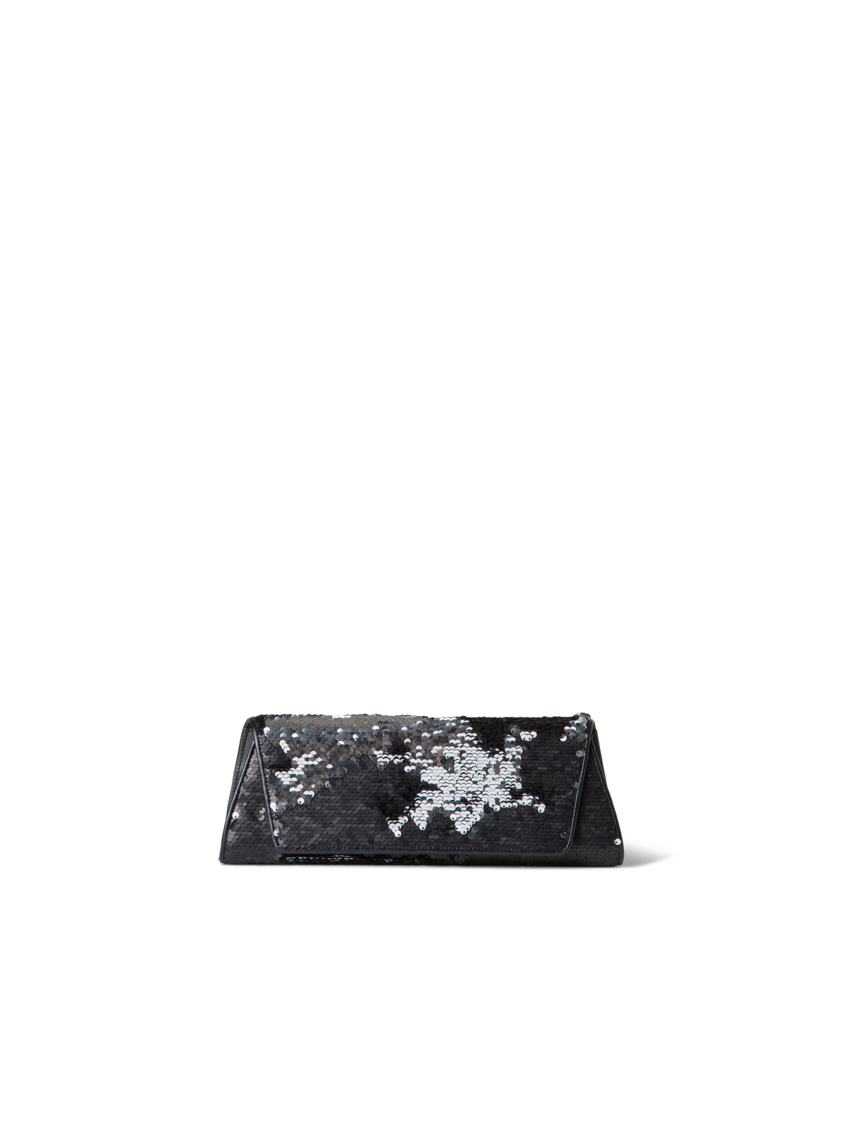 Designer Anouk Small Trapezoid Clutch - black