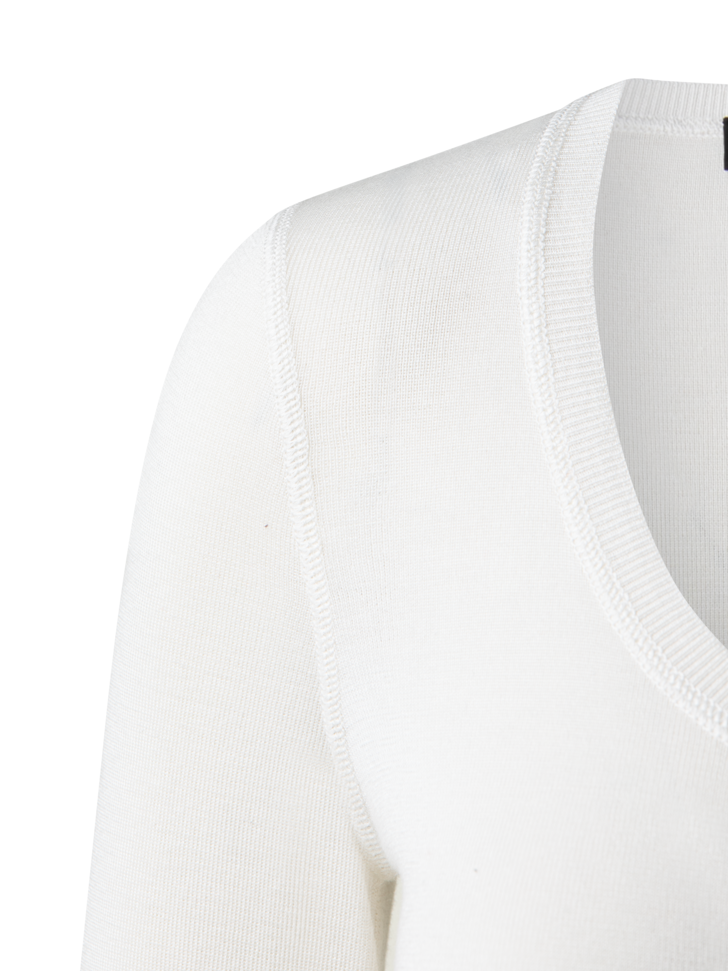 Designer Cashmere Silk Fitted Scoop-Neck Pullover