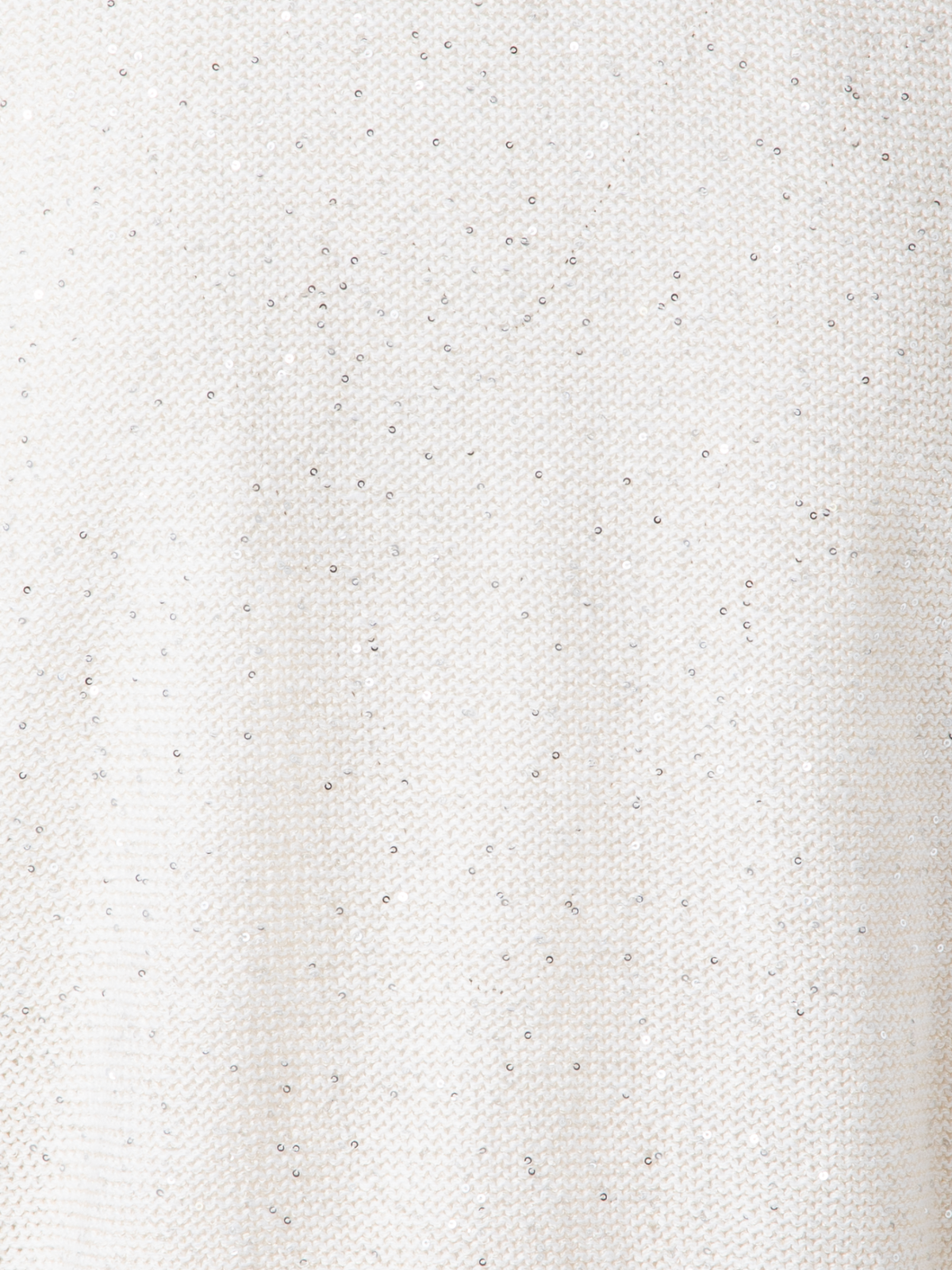 Designer Sleeveless Linen Cotton Knit Top with Sequins - neutral - pastel - beige