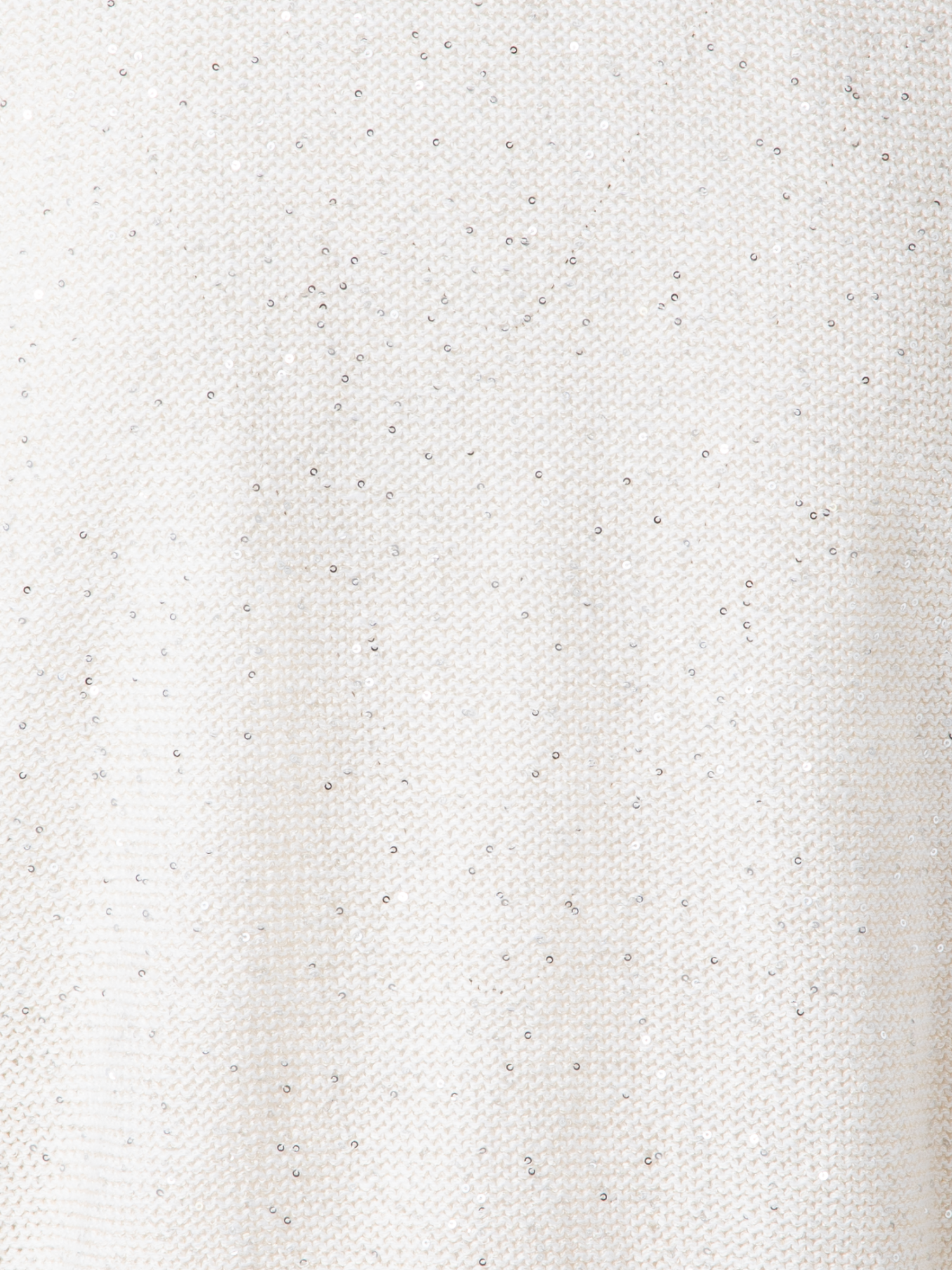 Designer Sleeveless Linen Cotton Knit Top with Sequins - neutral - pastel - beige