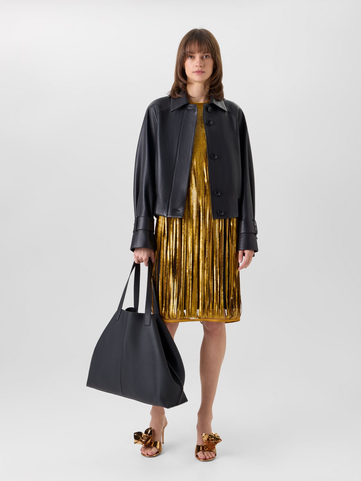 Designer Ai XL Shoulder Tote - black 