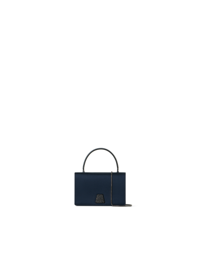 Designer Alice Mini Top Handle Bag - navy