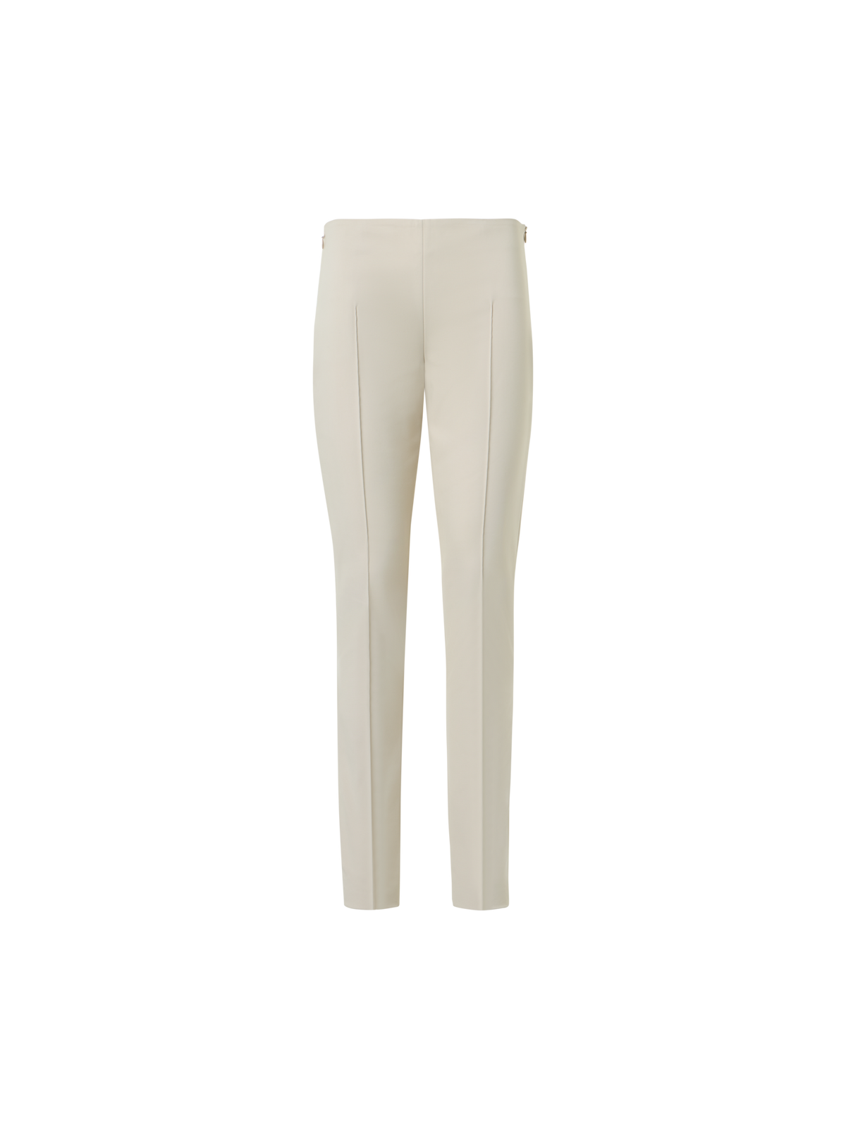 Designer Cotton Techno Stretch Slim Leg Pants - beige