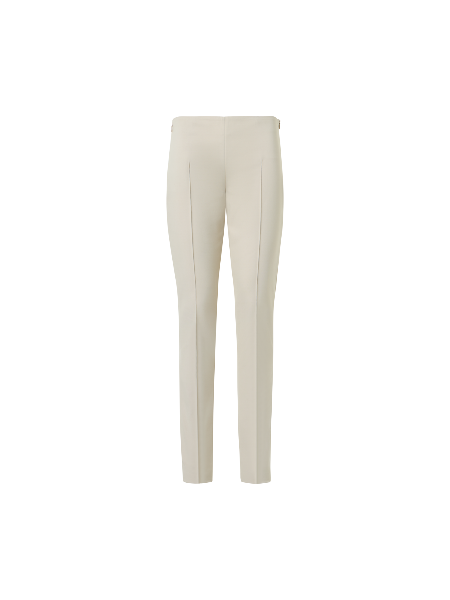 Designer Cotton Techno Stretch Slim Leg Pants - beige