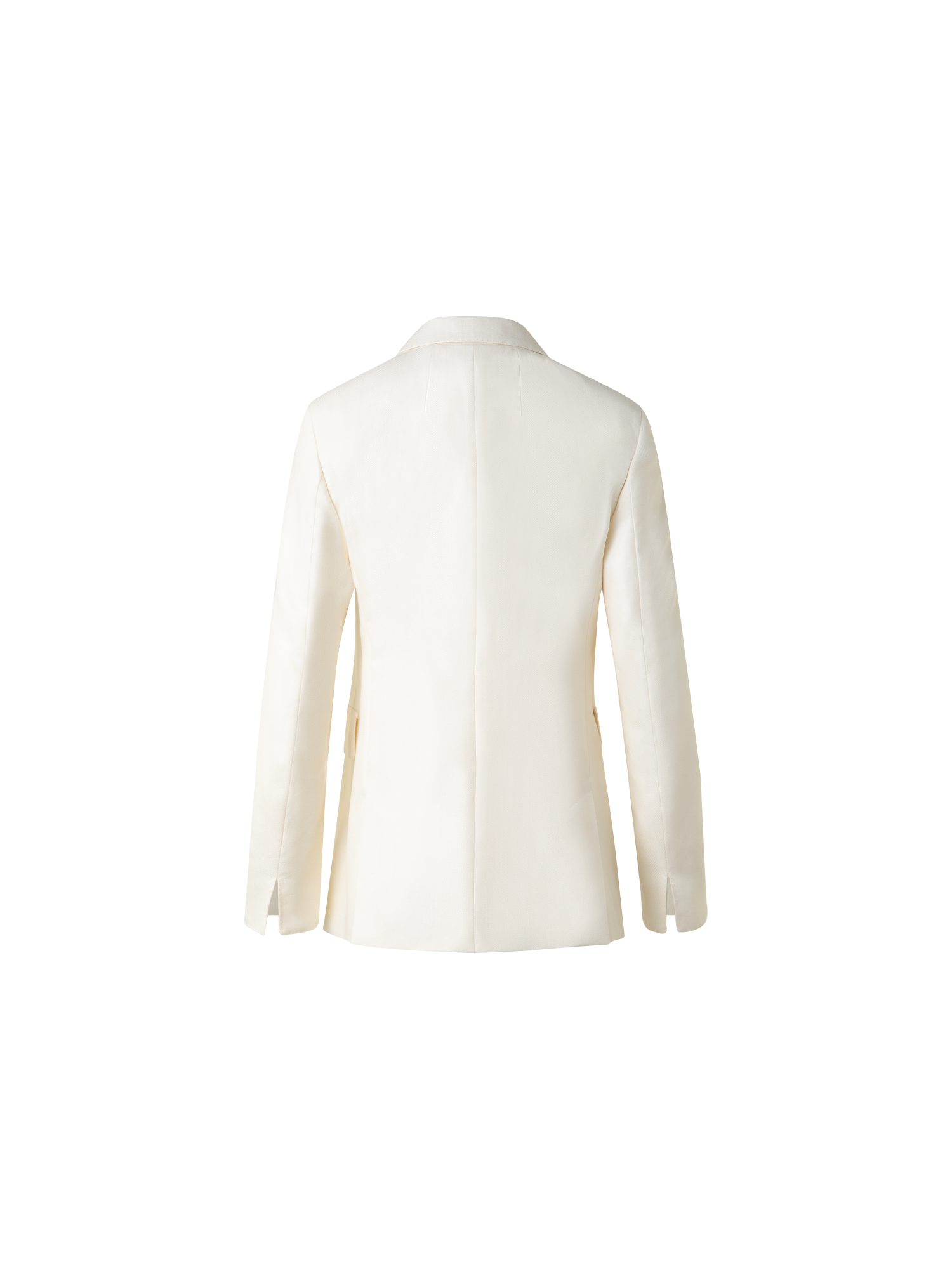 Designer Single Breasted Cashmere Blazer - neutral - ecru - white
