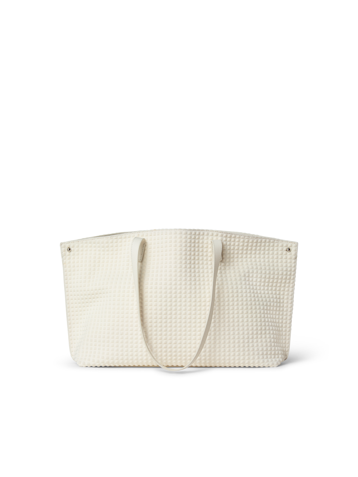 Designer Ai Small Shoulder Tote - neutral - white