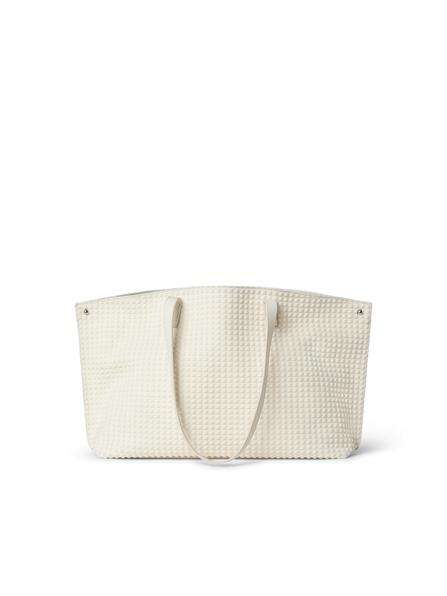 Designer Ai Small Shoulder Tote - neutral - white