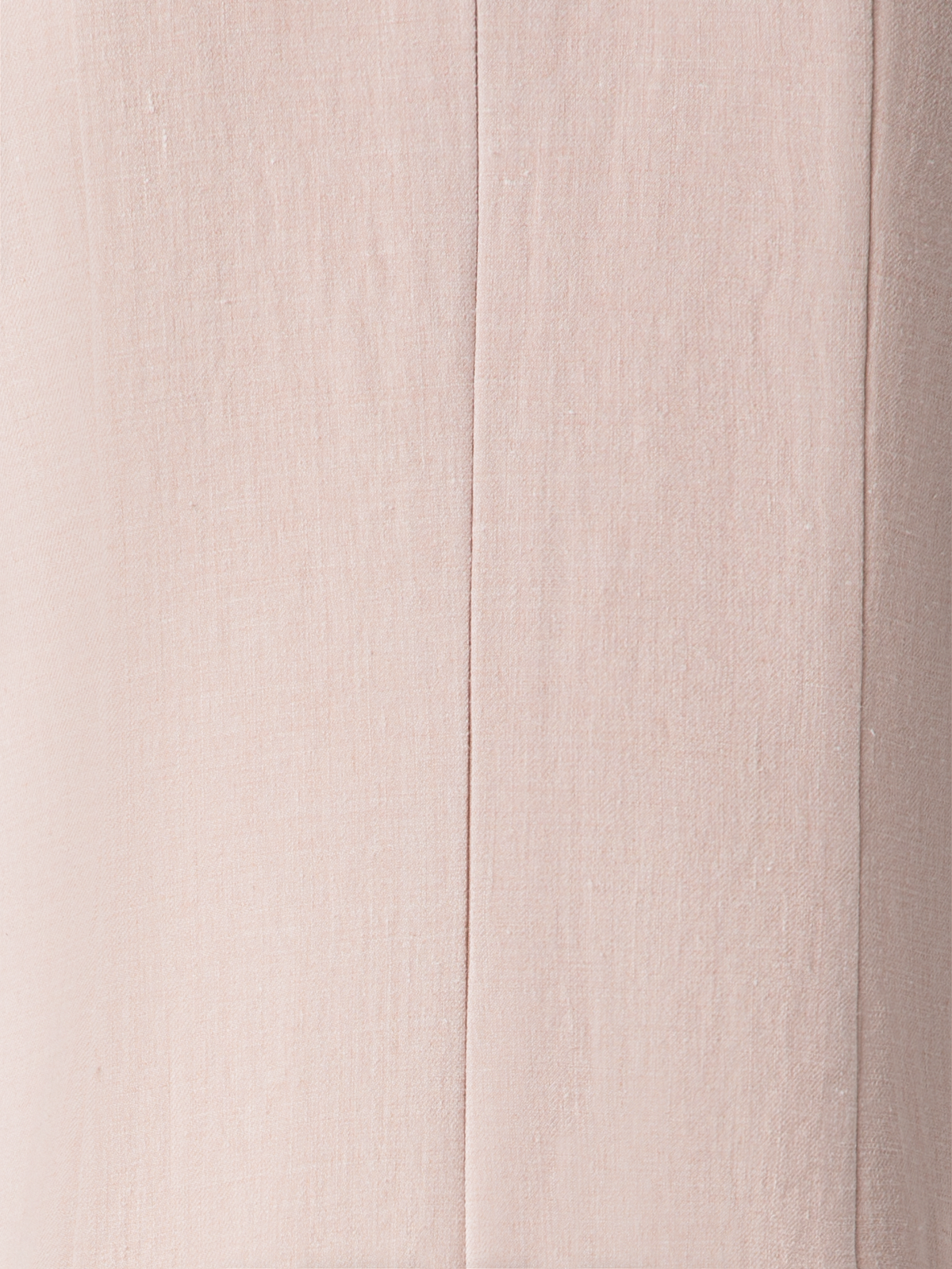 Designer Pleated Midi Dress in a Linen Wool Blend - neutral - pastel - beige