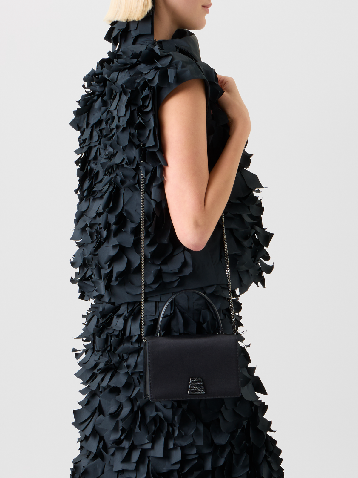 Designer Alice Mini Top Handle Bag - black - neutral #editorial